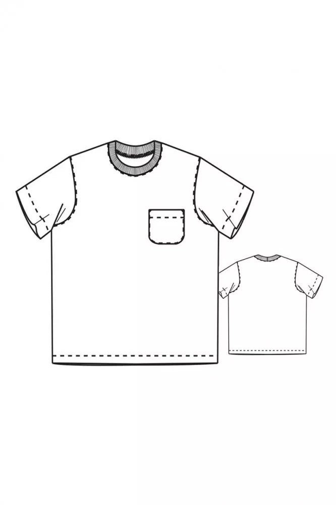 Merchant & Mills - The Tee Shirt - unisex pattern
