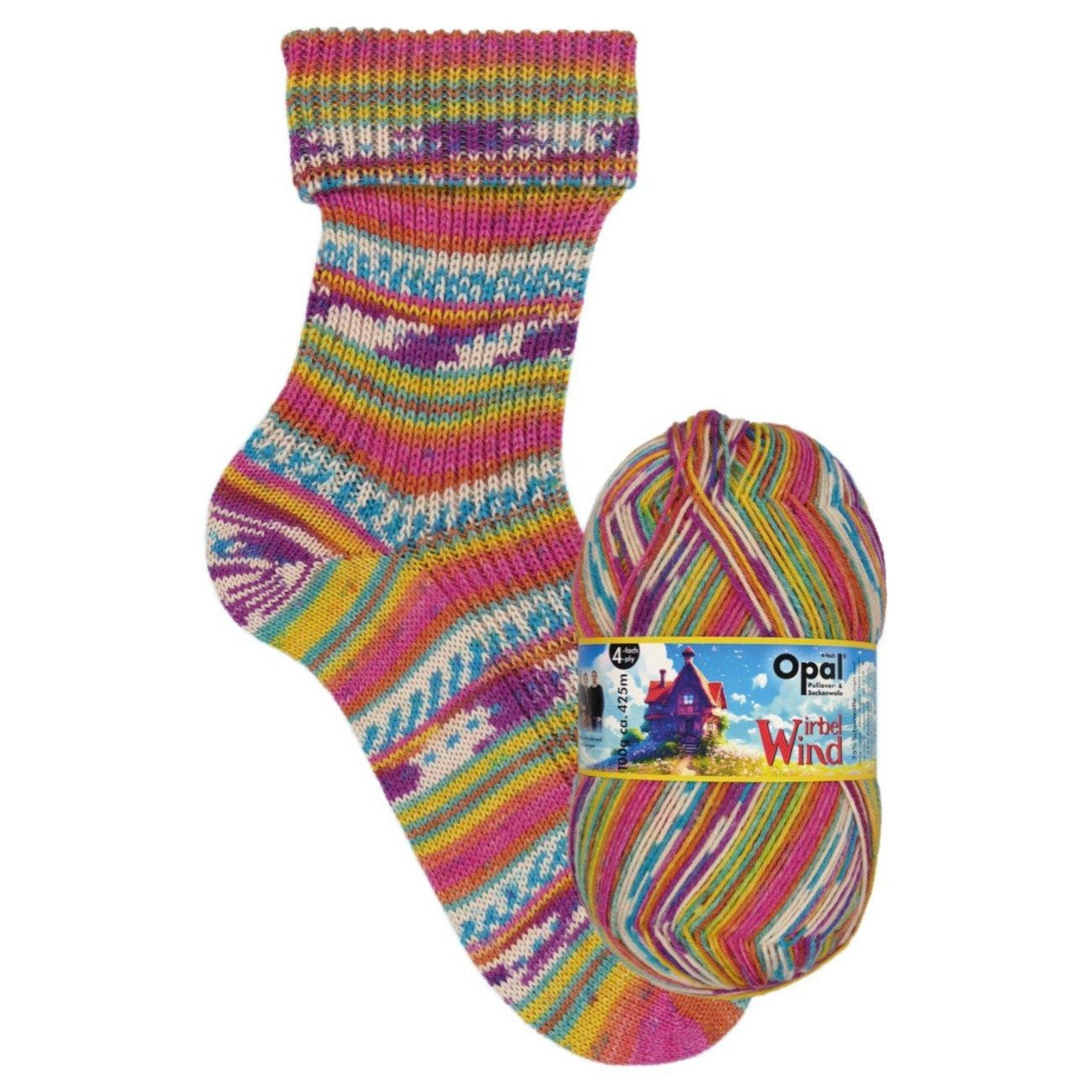 Opal Sock Wool - Wirbel Wind Range