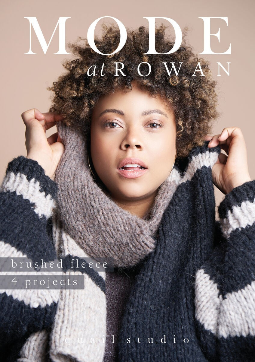 Mode at Rowan Brushed Fleece 4 Projects Book - REDUCED TO CLEAR