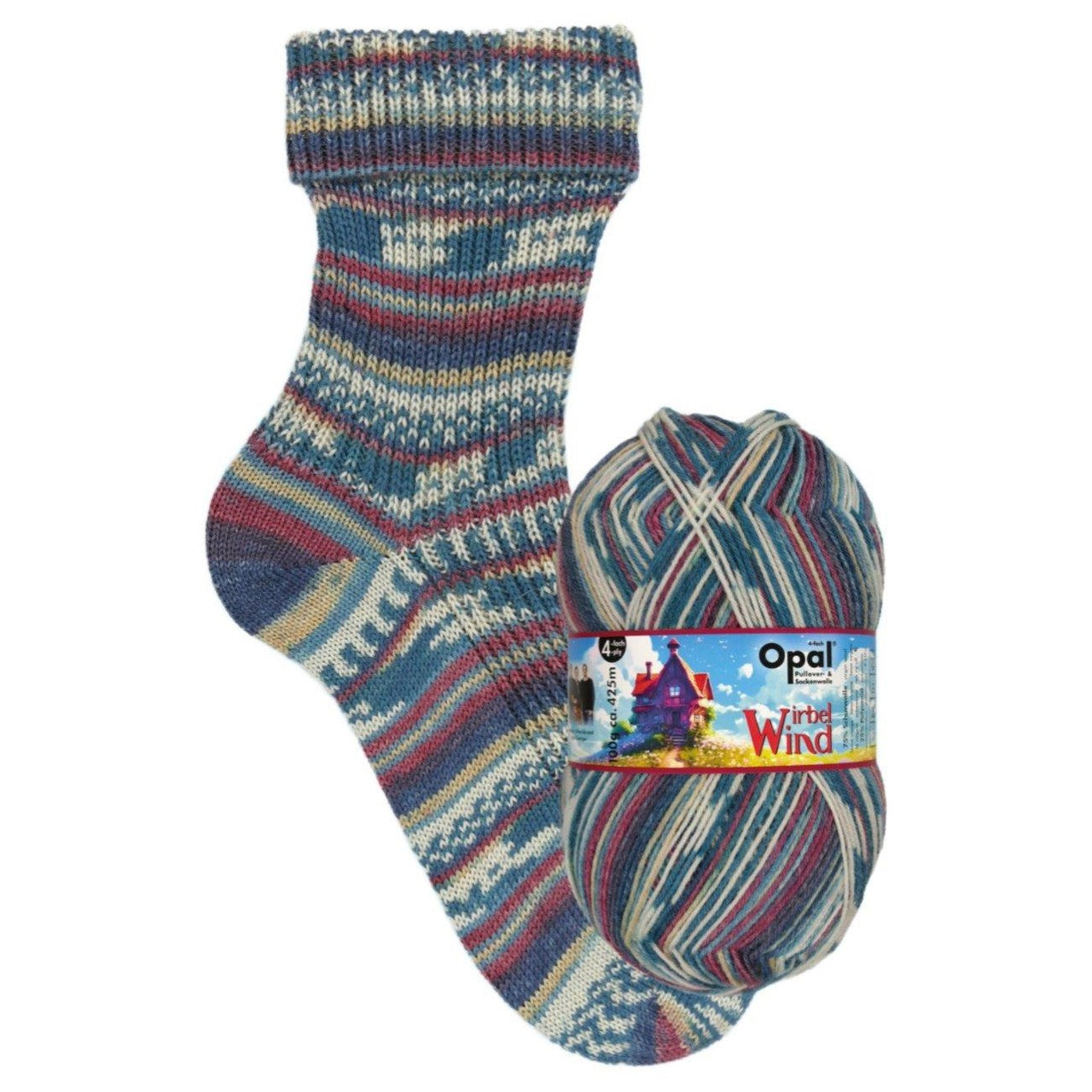 Opal Sock Wool - Wirbel Wind Range