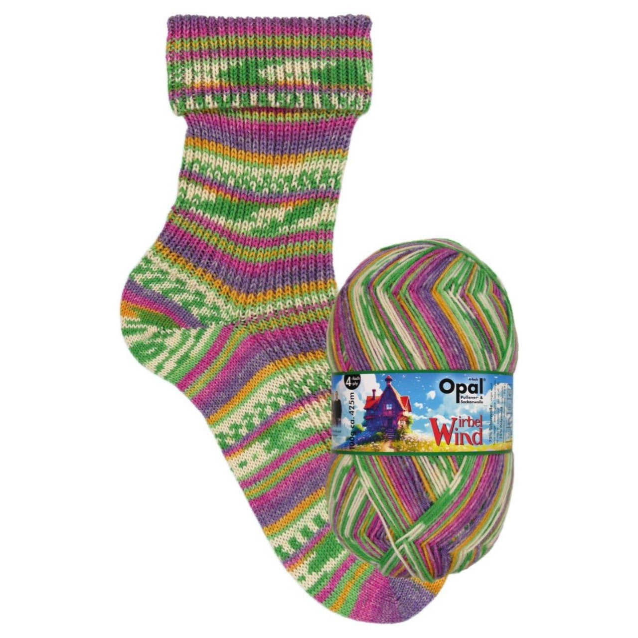 Opal Sock Wool - Wirbel Wind Range