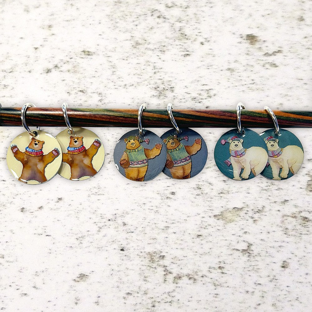 Emma Ball Stitch Markers - Knitters