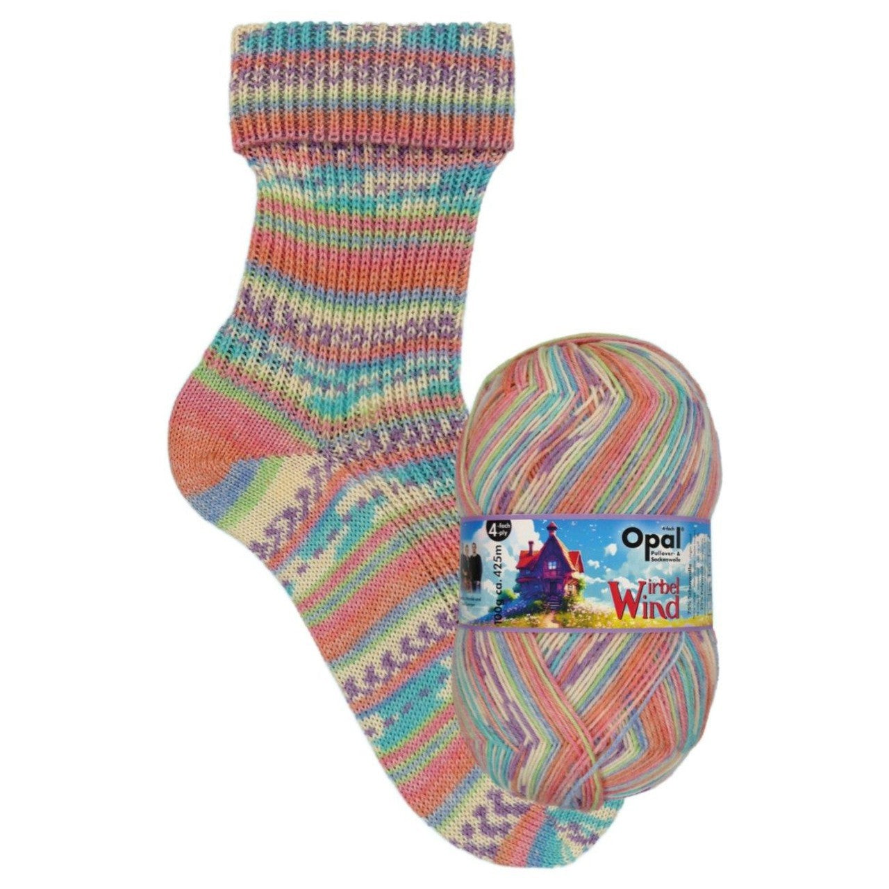 Opal Sock Wool - Wirbel Wind Range