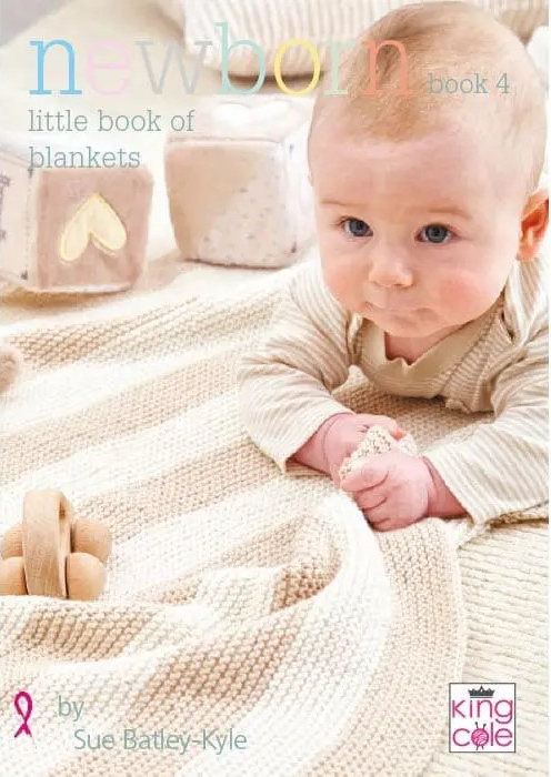 King Cole Newborn Book 4 - Little Book of Blankets - Pattern Book