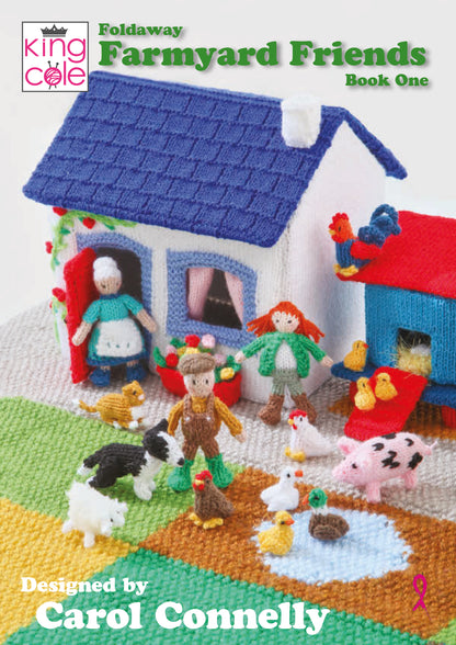 King Cole Foldaway Farmyard Friends Book 1