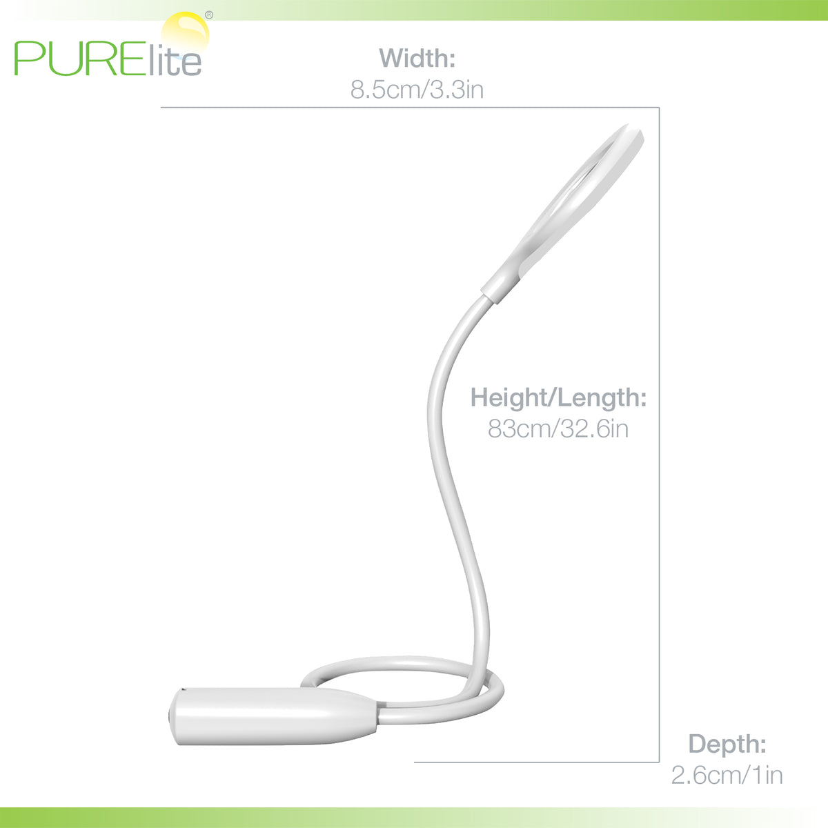 Purelite Magnifying Light: Ultra-Bright: Multi-Position: Cobra