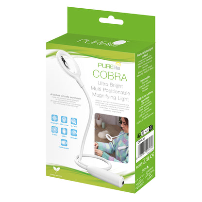 Purelite Magnifying Light: Ultra-Bright: Multi-Position: Cobra