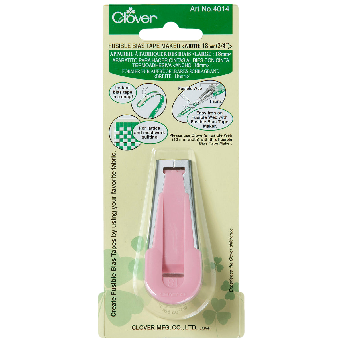 Clover Fusible Bias Tape Maker