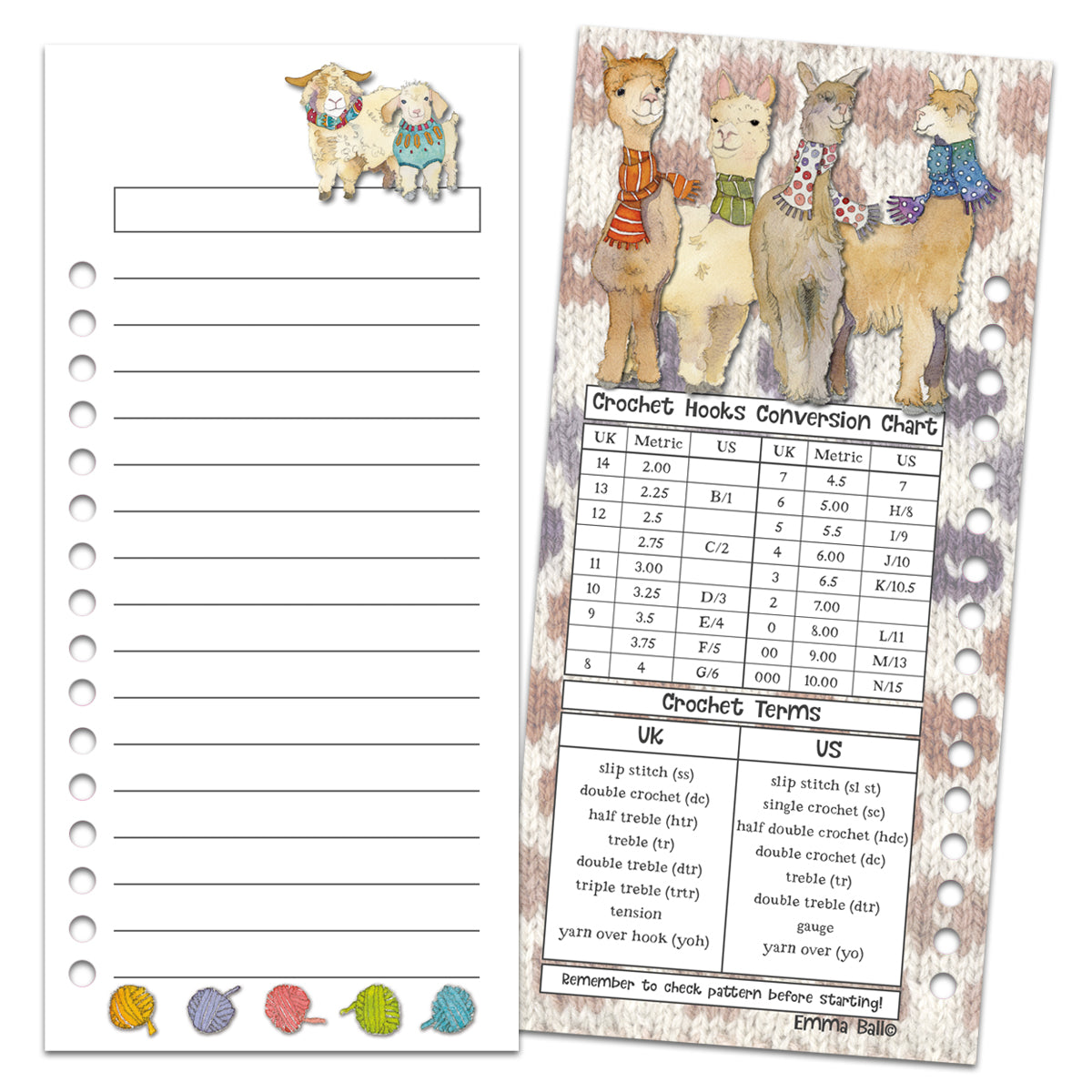 Emma Ball Colour Chart Cards