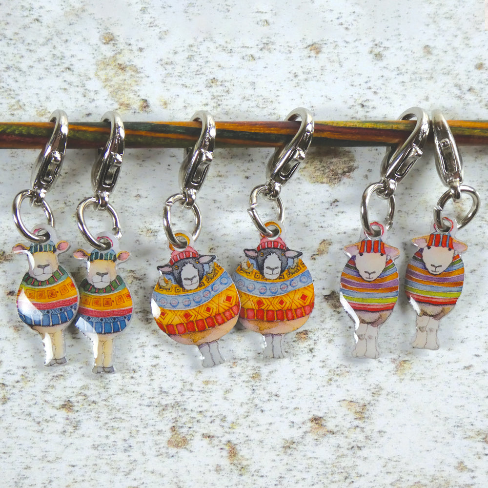 Emma Ball Stitch Markers - Crochet