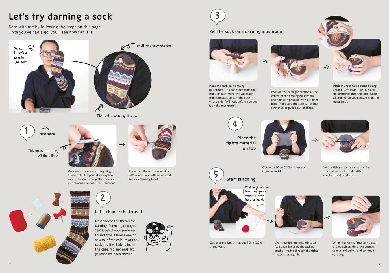 Darning Socks - Hikaru Noguchi