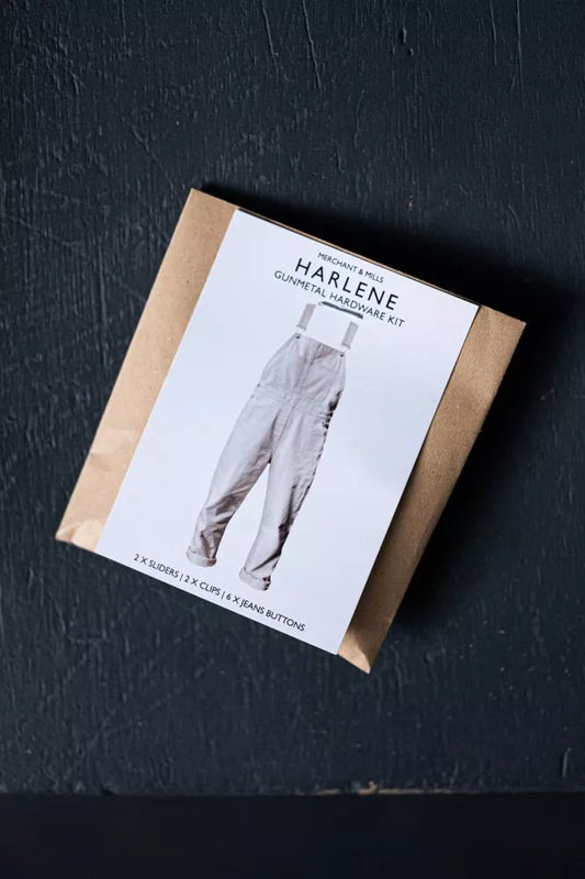 Merchant & Mills - Harlene - Gunmetal Hardware Kit