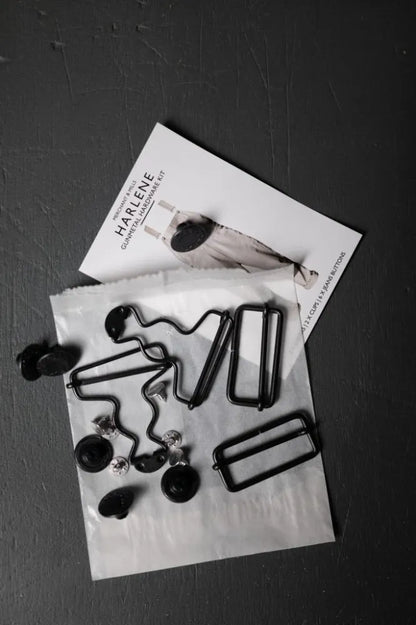 Merchant & Mills - Harlene - Gunmetal Hardware Kit