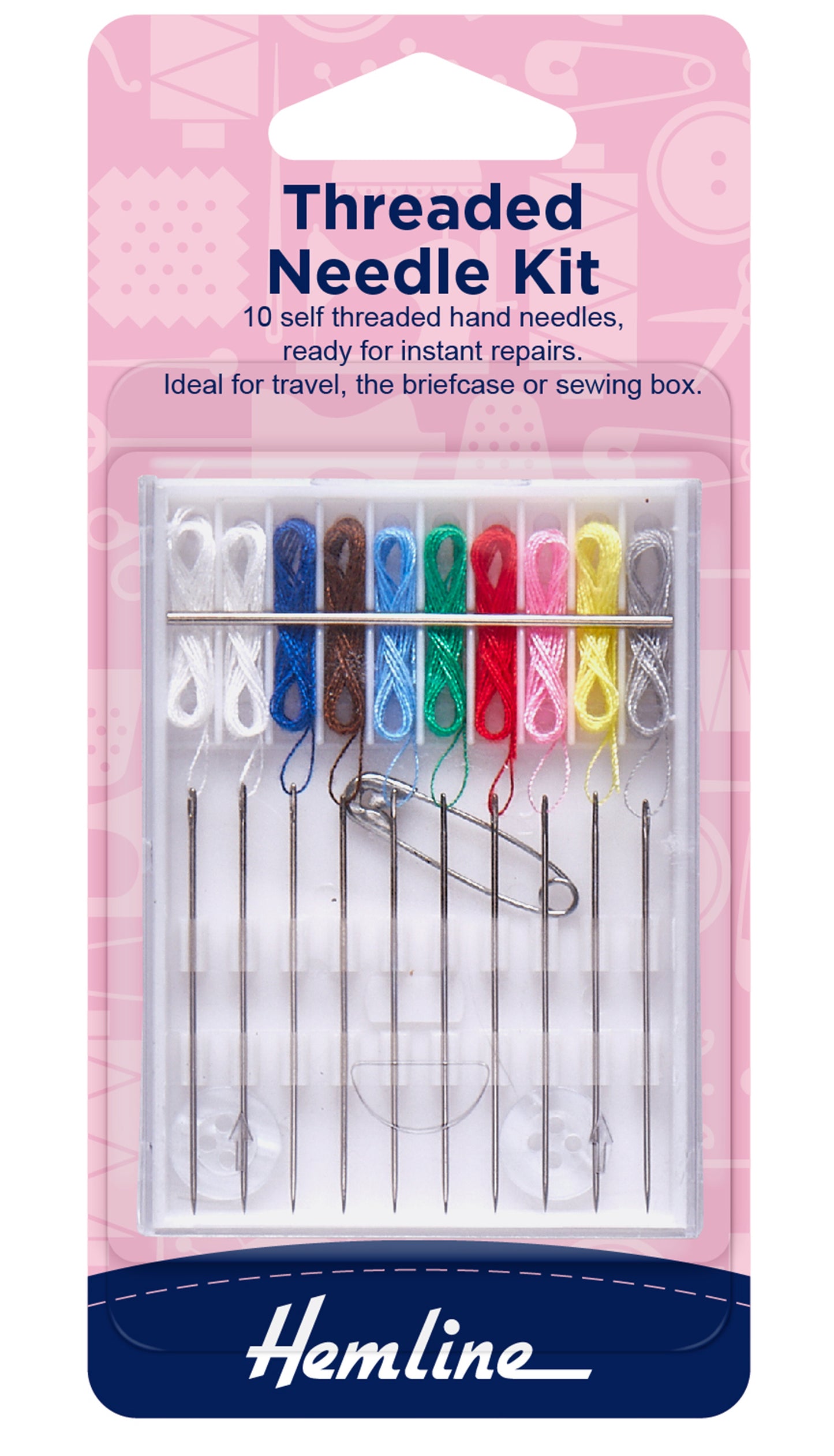 Hemline Threaded Needle Kit