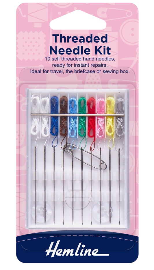 Hemline Threaded Needle Kit