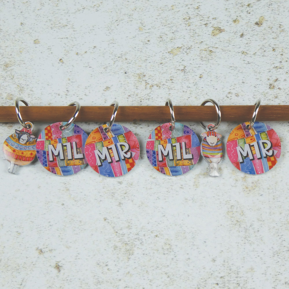 Emma Ball Stitch Markers - Knitters