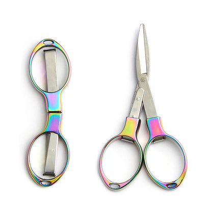 Knit Pro Rainbow Folding Scissors in Case-Mindful