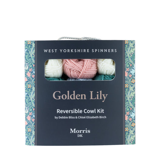 West Yorkshire Spinners - Golden Lily Reversible Cowl Kit