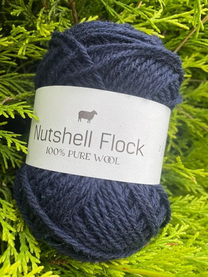 Nutshell Flock - 100% Pure British Wool - DK