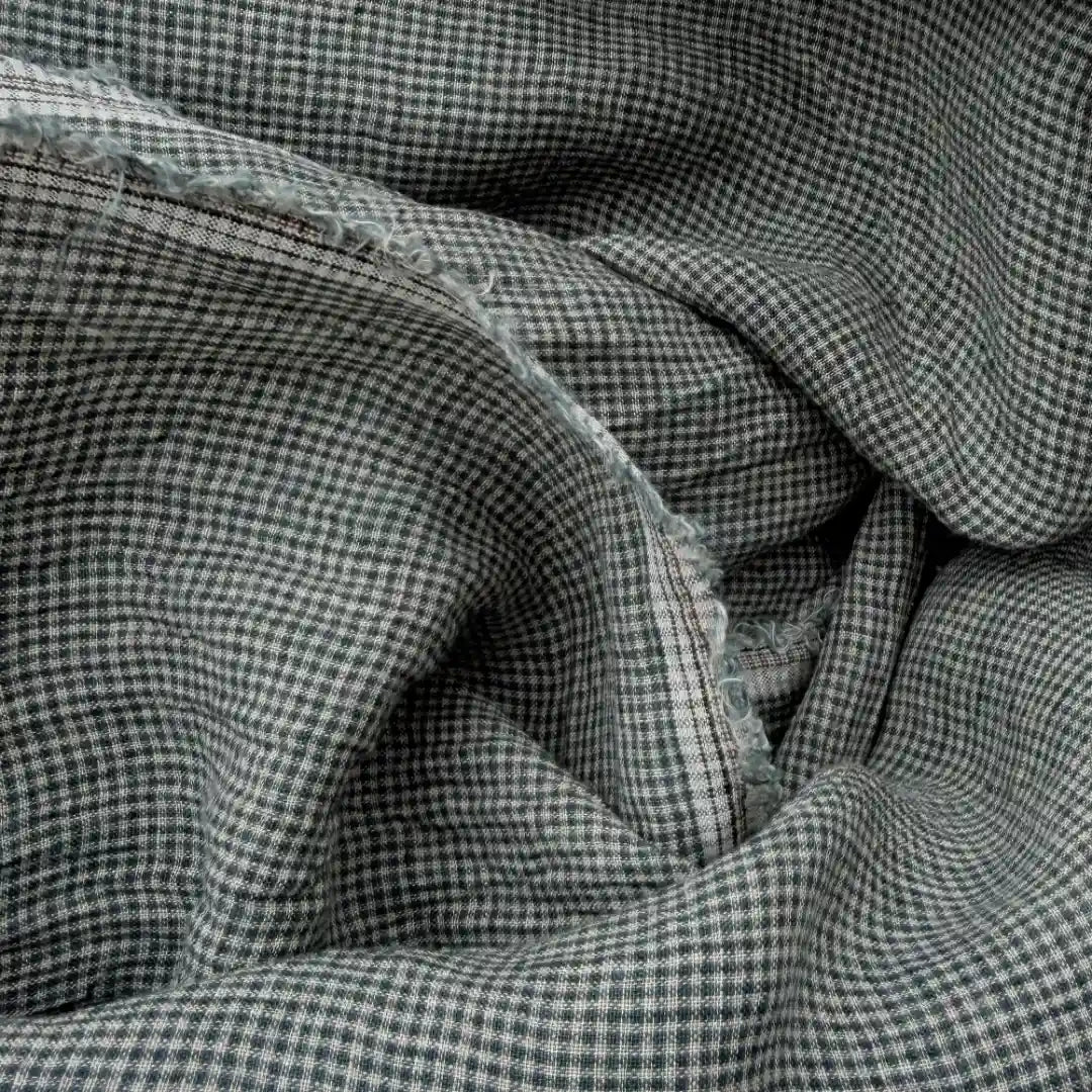 Fabrics by Hilary ALGHERO Green Check