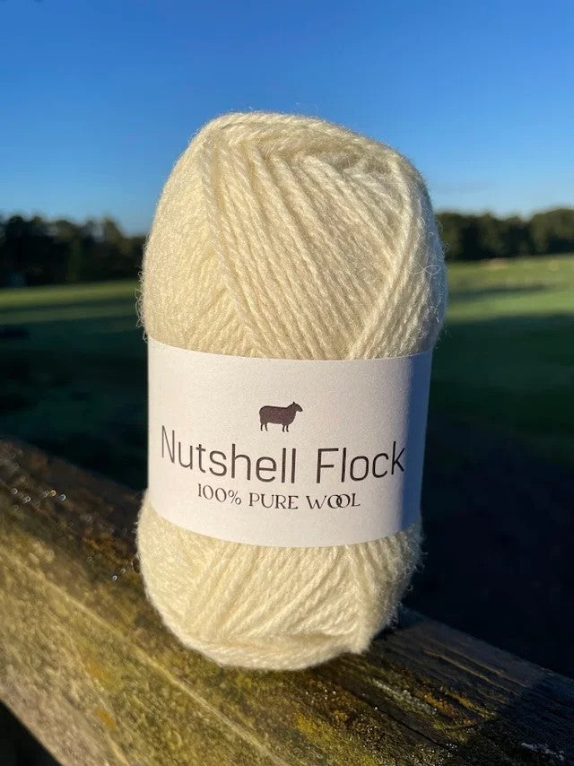 Nutshell Flock - 100% Pure British Wool - DK