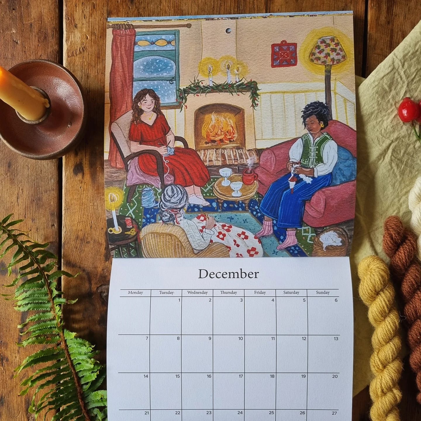 Fibre Valley Art - 2026 Calendar