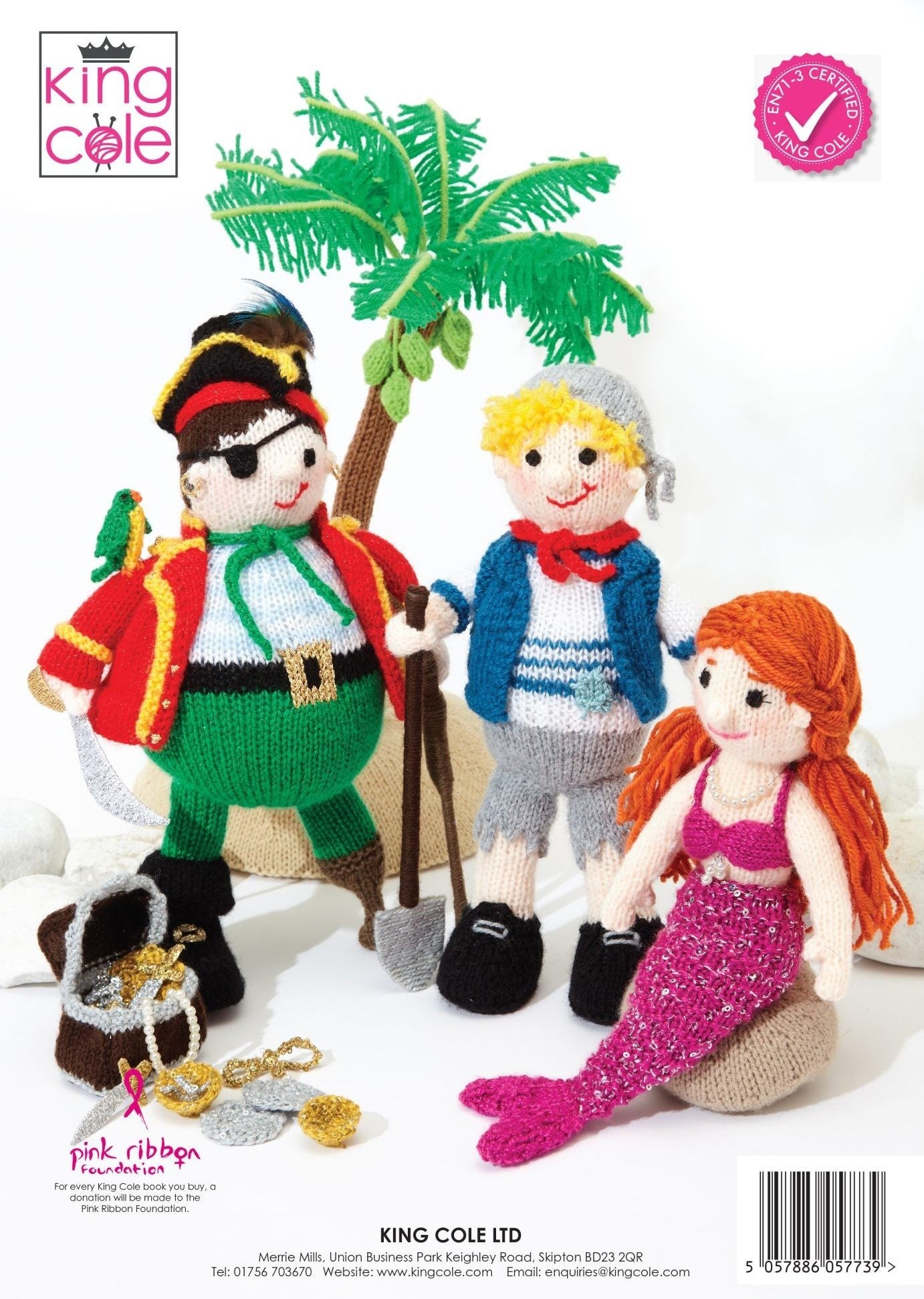 King Cole Pirates and Mermaids Pattern Book