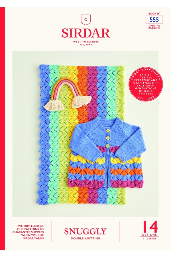 Sirdar Snuggly Over the Rainbow Pattern Book 0-2 years