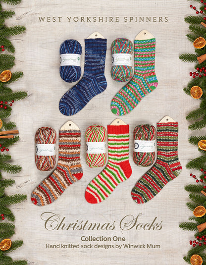 West Yorkshire Spinners Christmas Socks Collection 1 Pattern Book